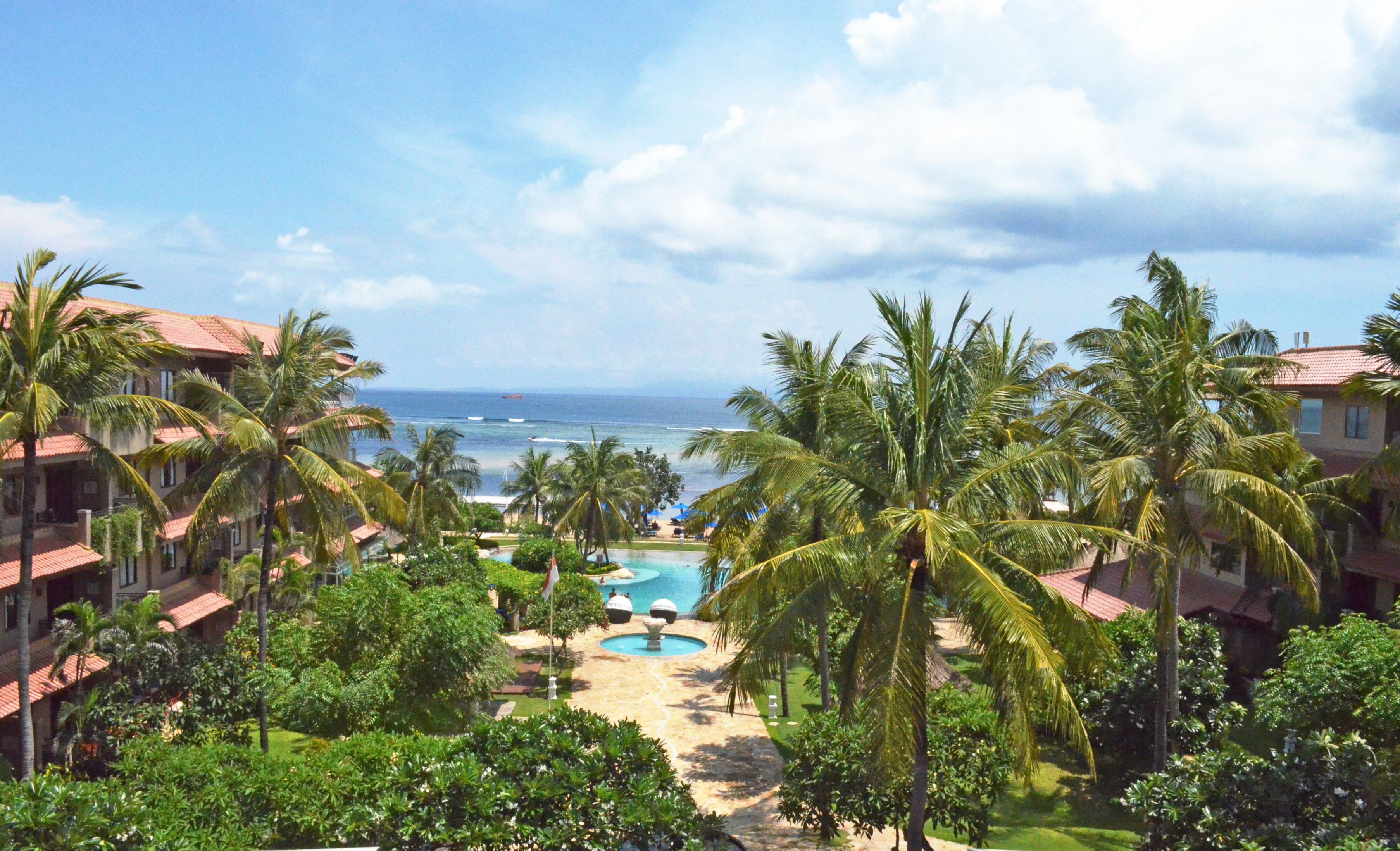 Hotel Nikko Bali Benoa Beach Νούσα Ντούα Εξωτερικό φωτογραφία View of the Indian Ocean from the hotel